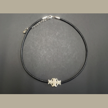 snake vertebrae bone necklace